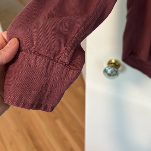 Burgundy soft feel shirt size M - Picture 4 of 5